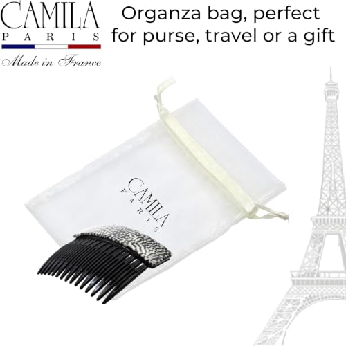 Image of Camila Paris CP3801 Hair Side Comb, 3 inch Small French Twist Hair Combs Clips