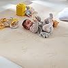 LuBabymats Mini - Alfombra Puzzle de Viaje para bebés, Suelo Extra Acolchado de Foam (EVA). Medida: 110x110 cm. Color Beige #1
