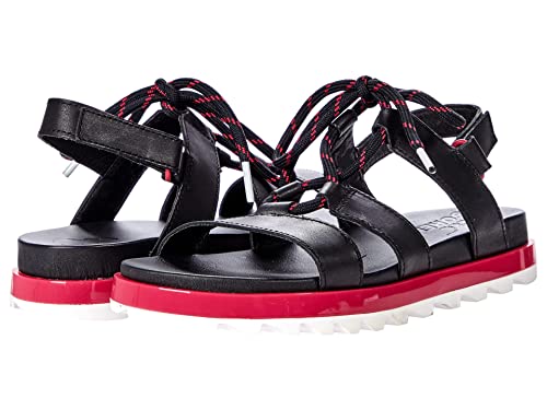 Sandales Roaming Lace Sorel finies les douleurs aux pieds cuir noir rose 36