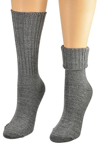 Girls & Womens Knee High School Uniform Socks - 3 Pack, Acrylic Ribbed Crew with Turn Cuff, Odor Control & Moisture-Wicking4