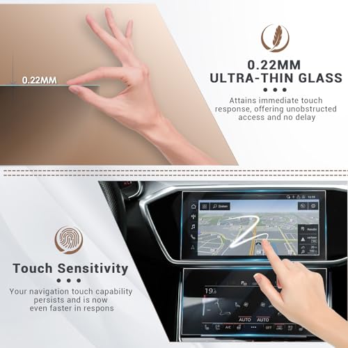 Film protection navigation Audi A7 voyagez sereinement avec ecrans propres - 3