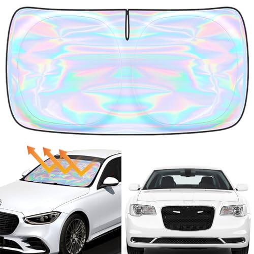 for Chrysler 300 300C 2011-2024 2025 Windshield Sun Shade - Custom Fit Chrysler 300 4 Layers...