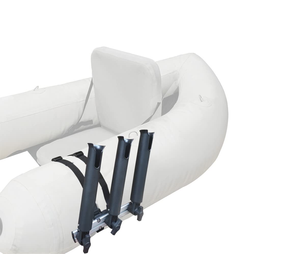 Brocraft Float Tube Rod Holder System/Triple Rod Holder for Fishing Float Tube / Float Tube Rod Rack System