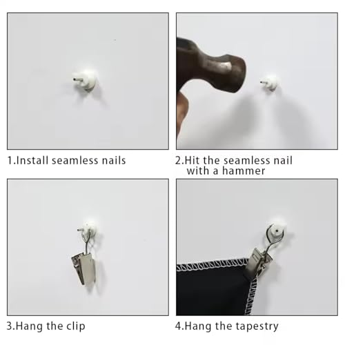 Tenture murale chat pour masquer un mur vide solution déco polyester lavable maison et salon