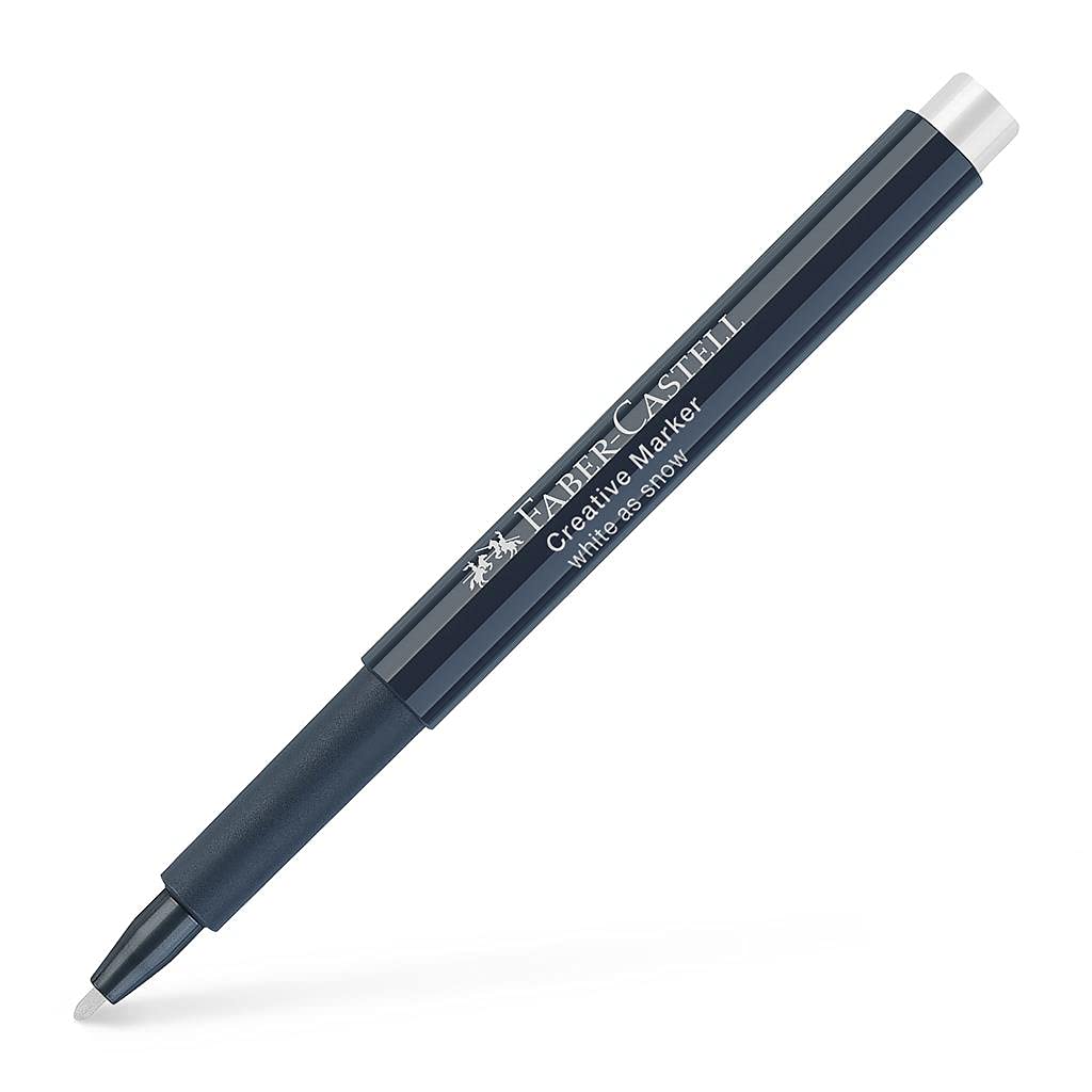 Faber-Castell Creative Marker - White as Snow - Refillable Marker Pen