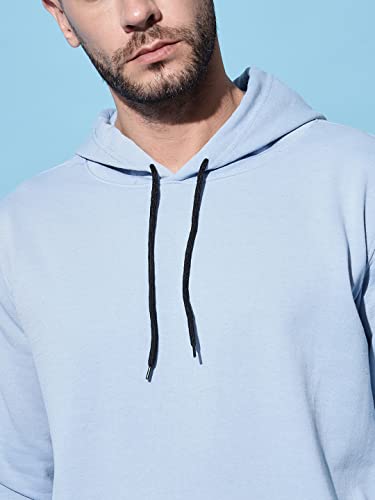 Image of Men's Cotton Blend Hooded Sweatshirt