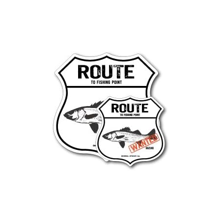 Amazon Co Jp Fs 021 釣りステッカー スズキ Aset 鱸 ステッカー 2枚set ホビー