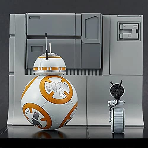 Bandai Hobby Star Wars Model Kit 1/12 BB-8 & D-0 Diorama Set, Multi