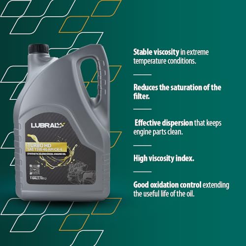 LUBRAL TURBO HD SAE 15W-40 1 GALLON JUG SINGLE - Thumbnail 3