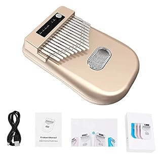 Kalimba électronique 17 touches, Kalimba Piano à pouce avec haut-parleur Bluetooth intégré, 4 en 1 Kalimba/piano/guitare… - Les Beatles, Paul McCartney, John Lennon, RIngo Starr, George Harrison