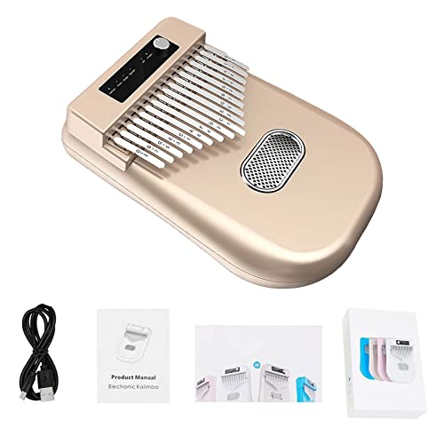 Kalimba électronique 17 touches, Kalimba Piano à pouce avec haut-parleur Bluetooth intégré, 4 en 1 Kalimba/piano/guitare… - Les Beatles, Paul McCartney, John Lennon, RIngo Starr, George Harrison Kalimba électronique 17 touches, Kalimba Piano à pouce avec haut-parleur Bluetooth intégré, 4 en 1 Kalimba/piano/guitare…