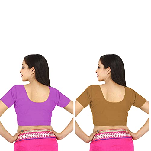 Image of Namita Women's Rubia Cotton Solid Half Sleeve Blouse