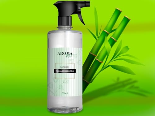 Água Perfumada Aromatizador Para Lençois Roupas E Tecidos BAMBOO 500ML