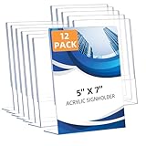 12 Pack Slanted Back Acrylic...