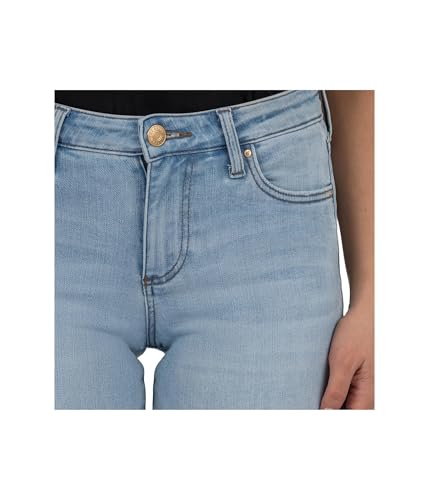 KUT from the Kloth Women's Amy Crop Straight Leg Roll Up with Raw Hem4