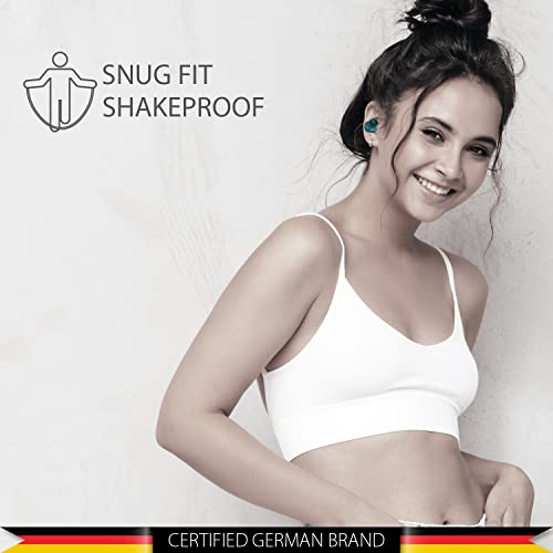 Image of Blaupunkt Germany's BTW25 Bass Pro Truly Wireless Bluetooth Earbuds with Premium Sound, Type C Fast Charging in Ear Headphones with Mic, Green