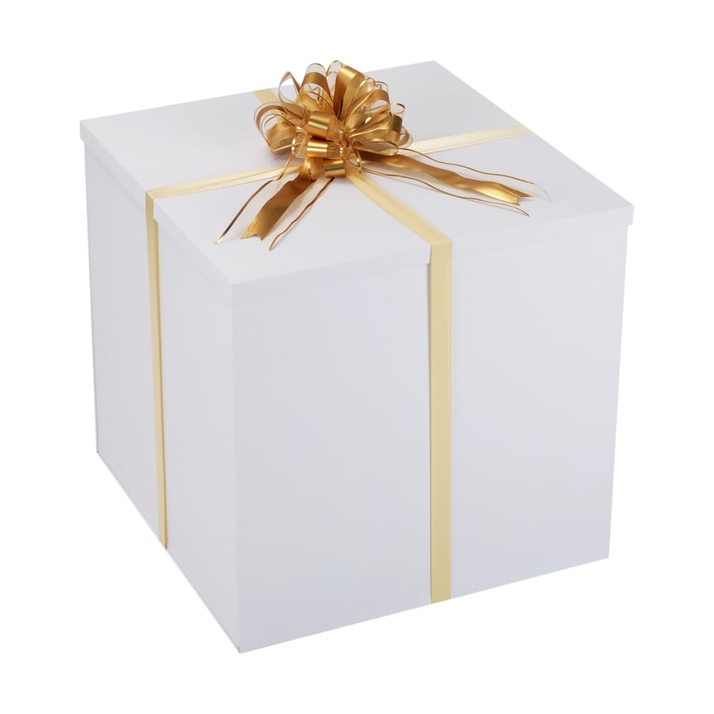 Amazon.com: Extra Large Gift Box with Lid 20x20x20 Inches, White