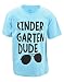 Unique Baby Boys Back to School Dude T Shirt (7Y, Blue Kindergarten)