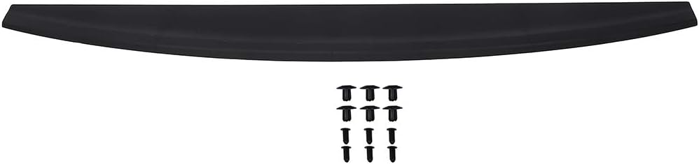 cciyu Tailgate Cap Molding CH1909100 Compatible with 2010-2018 for Dodge Ram 1500/2500/3500 Top Rear Tailgate Moulding Trim,Matte Black