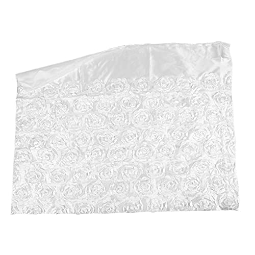 Pyugxab ReciéN Nacido 3D Rose Flower FotografíA Photo Prop TelóN de Fondo Alfombra Manta Blanco