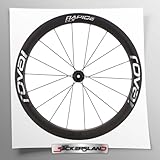 Stickersland Aufkleber-Set für Radfelgen, kompatibel mit Rapid CLX, aus Vinyl, Chrom-Silber, dekoratives Set, wasserdicht, für Felgen, Helm und Rahmen, wetterfest, Spiegel-Effekt, Silber