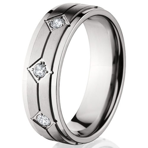 7MM Titanium Ring, Titanium Rings Wedding Band, Comfort Fit