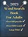 2023 Word Search Book for Adults (SFP Word Searches)
