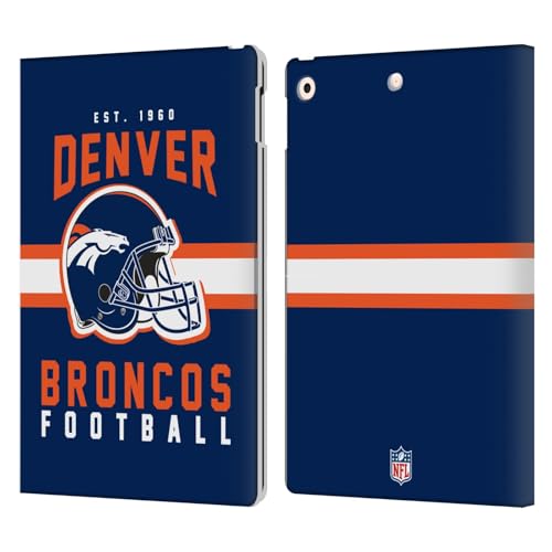 Housse iPad 10.2 NFL Denver Broncos étui cuir pour regarder vos matchs de foot US en voyage