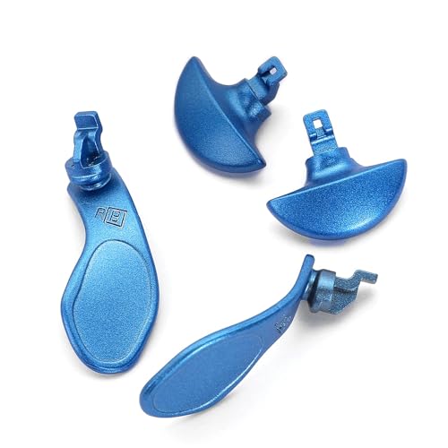 Image of 4PCS Metallic Back Paddles for PS5 Edge Controller, Interchangeable Metal Stainless Steel Back Buttons Replacement for PS5 Edge Controller - Controller NOT Included
