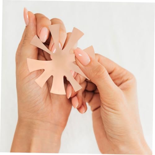 Plantillas metálicas para uñas francesas 2 piezas miniatura 5