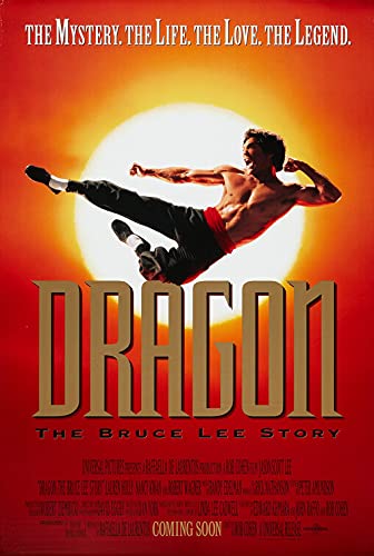 Movie Poster DRAGON THE BRUCE LEE STORY (1993) Original Authentic Movie Promo Poster 11.5x17 - S/S - Jason Scott Lee - Lauren Holly - Robert Wagner