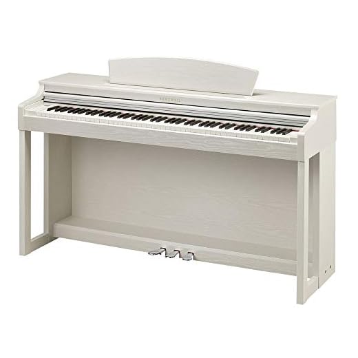 Kurzweil M230-WH - Pianoforte digitale a 88 tasti, colore: Bianco