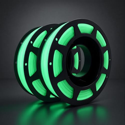 PLA Filament Bundle 1.75mm 250g Sample Luminous Green+Luminous Green