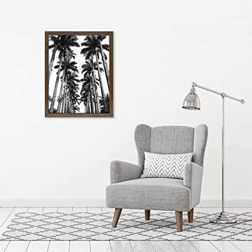Americanflat 22x28 Poster Frame with Polished Plexiglass - Wide Picture Frames Made of Engineered Wood for Vertical or Horizontal Wall Display - Epic Collection - Mahogany