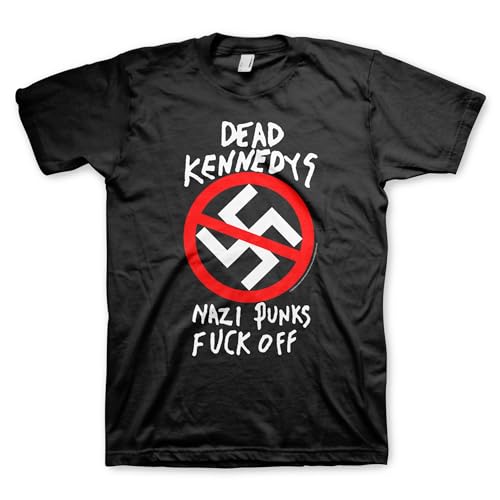 ハードコアパンクバンドDEADKENNEDYSナチパンクFUCKロゴTシャツ Dead Kennedys Nazi Punks F Off Classic T-Shirt Black | Amazon.com