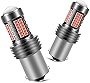 Miytsya 2 PCS Newest 9-30V Extremely Bright Low Power 1157 2357 2057 7528 BAY15D LED Bulbs for Brake Tail Running Parking Backup Light (Brilliant Red)