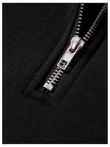 Men's Quarter Zip Pullover Long Sleeve Graphic Sweatshirts Fall Fashion4