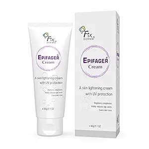 Epifager Cream | Skin Lightening Cream with UV Protection, Reduces melasma, Brightens complexion, Evens skin tone, Reduces age spots, Non-steroidal formulation,60g