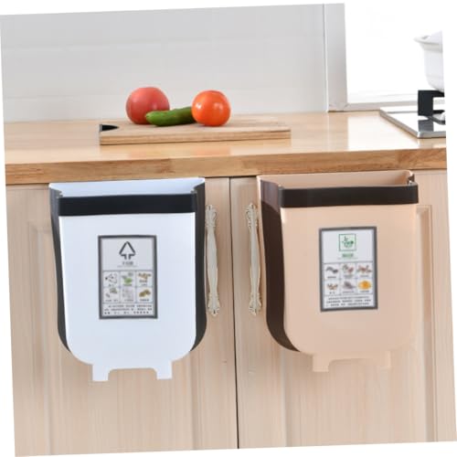 Caneca plegable para puerta de gabinete blanca rectangular miniatura 3