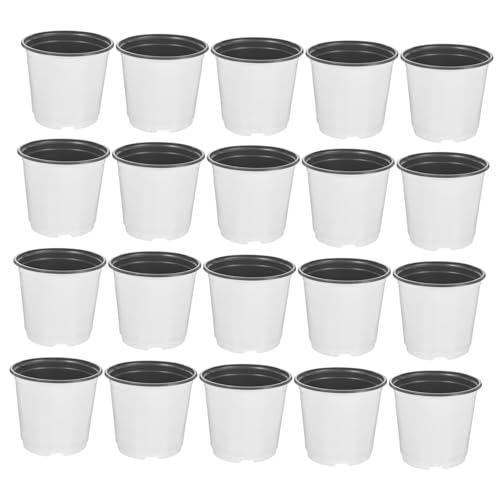 Toyvian 60 Piezas Maceta Suculenta Bicolor Contenedores De Plantas Mini Suculento Creciente Macetas Decorativas Interior Maceta De Jardinería Exterior Macetas De Vivero El Plastico