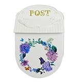 Caratteristiche installazione senza sforzo con fori preforati e uso versatile come contenitore decorativo per posta, piante o attrezzi da giardino.