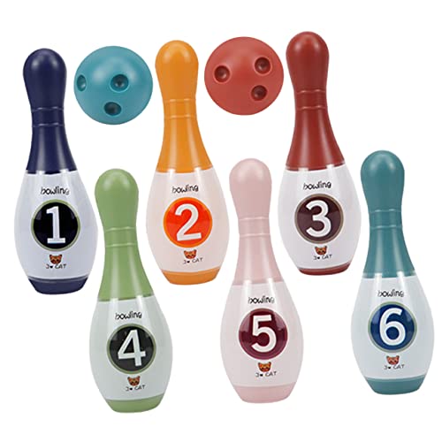 UPKOCH 1 Set Indoor Bowling for Bowling Fun Family Game Outdoor Indoor Sports Activity for Parties and Skill Development