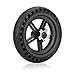 Alomejor Roller Reifen Explosionssicher Roller Rad Feste Ersatzreifen für Mijia M365/Pro Elektroroller Scooter (1PC)