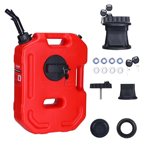 10L Portable ATV Locking Fuel Tank