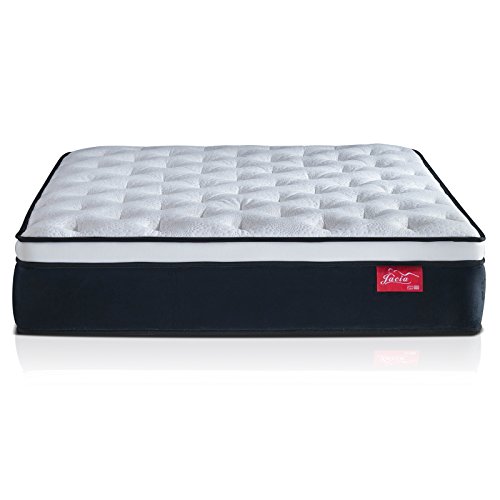 Jacia-House-King-Mattress-12-Inch-Pillow-Top-Pocket-Spring-Hybrid-Mattress-Bed-in-a-Bag-100-Natural-Latex-Double-Hybrid-Firm-Mattress-King