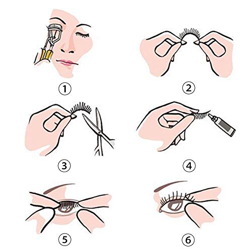Lab·eh False Eyelashes 3D Mink Fur Eyelashes Reusable Handmade Natural Lashes Fake Eyelashes Easy To Apply（20 Type/Package） #TOP6