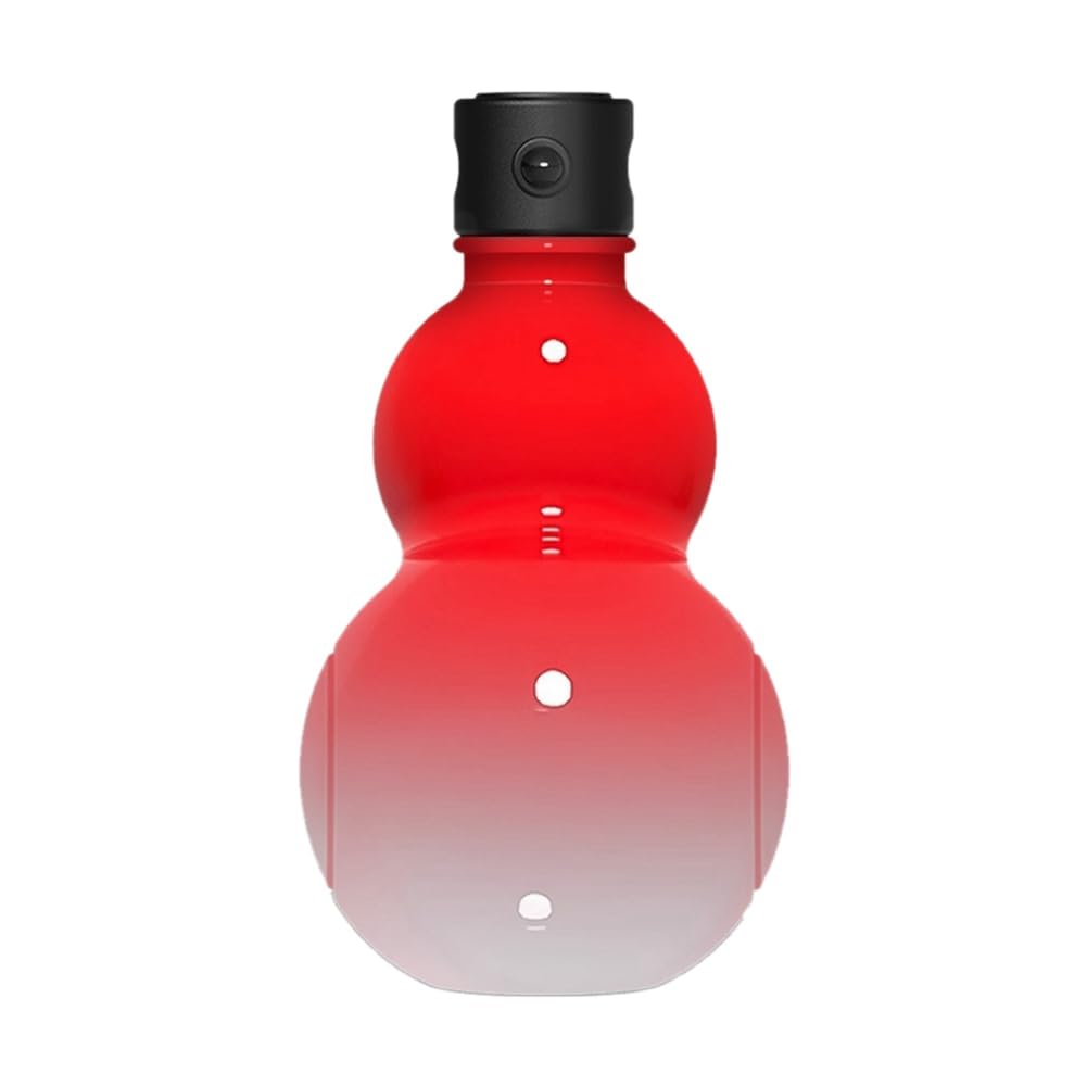 Bouteille d'eau chinoise rétro gourde citrouille rouge 900 ml pour le bureau et le yoga
