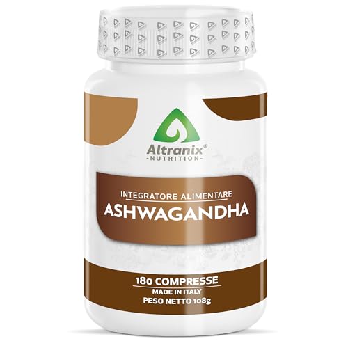Ashwagandha Capsule - 180 Compresse – Withania Somnifera - Riduce Stress e Cortisolo - Made in Italy