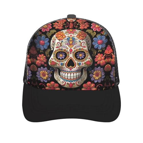 Casquette de baseball Sugar Skulls chapeau de soleil reglable chapeau de golf homme femme adulte