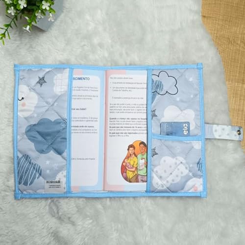 Capa Para Caderneta de Vacinação Bebê/Capa Protetora/Vacinas/Porta Documentos Bebê/Menino Menina (Nu